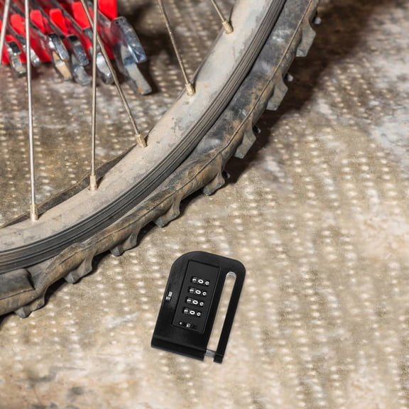 MERRYHAPY Black Disc Brake Lock Anti-Theft Security Lock for and Motorcycle, and Easy to Use, 1 Piece