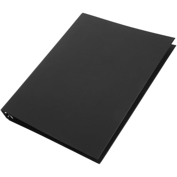 MERRYHAPY Home Use Black A4 Binder with Kraft Paper Cover Protecting Important Documents
