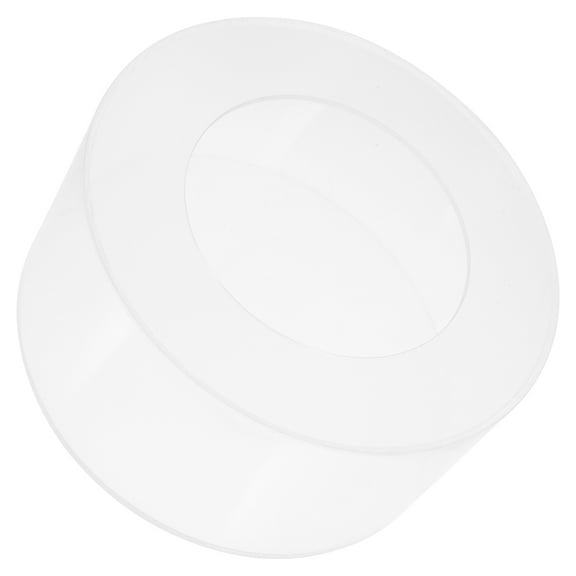 MERRYHAPY White Acrylic Cake Stand with Clear Refillable Display Box for Party Decor and Cake Presentation