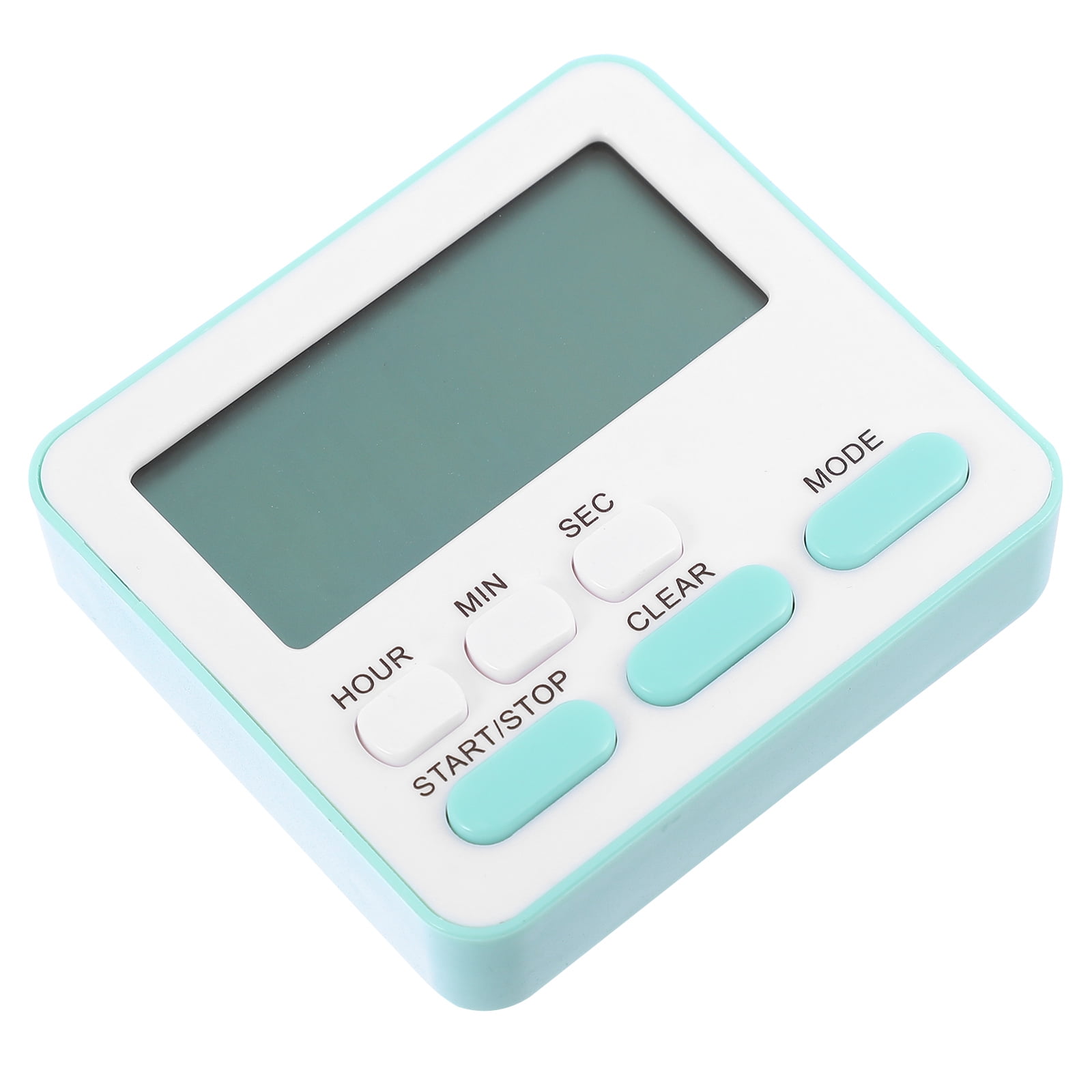 MERRYHAPY Green Digital Kitchen Timer with Stand, Silent Countdown ...