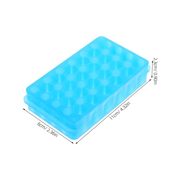 MERRYHAPY Double-Sided Centrifuge Tube Rack Holder, Laboratory Tube Storage Organizer for Test Tubes and Sample Vials