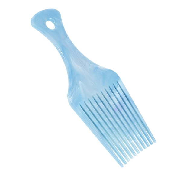 MERRYHAPY Retro Comb Afro Hair Pick Comb Sky-blue Plastic 1Pack