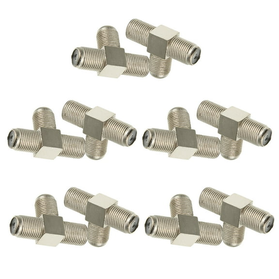 MERRYHAPY 3-Way Cable Splitter for TV with Zinc Alloy Housing and 2 Female Output Connectors