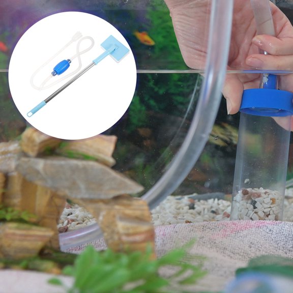 MERRYHAPY Aquarium Water Change Siphon Cleaner Kit - Tank Gravel Vacuum Tool for Aquarium Maintenance