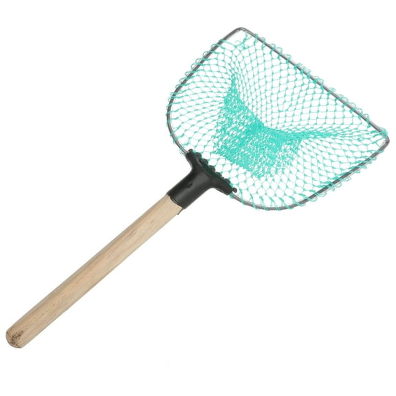 MERRYHAPY 12 Inch Fishing Net for Fish Tank Aquarium Use with Wood Handle and Premium Mesh Accessory
