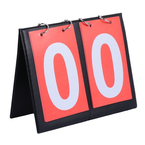 MERRYHAPY Red Score Flipper 2 Digit Scoreboard for Basketball and Sports Match Score Recording
