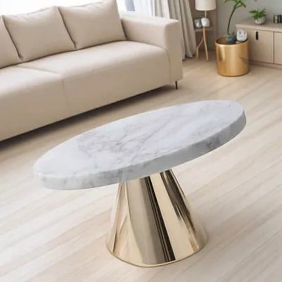 MERRYHAPY Marble Footed Cake Plate for Food Display, Elegant High-End Design, and Stylish 1 Piece