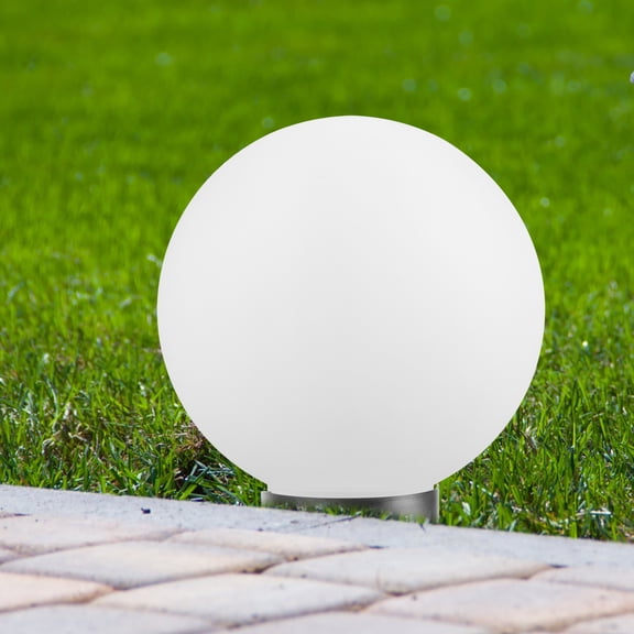MERRYHAPY Frosted Acrylic Globe Lamp Shade Replacement for Outdoor Light Fixtures, 1 Piece Weather-Resistant Cover