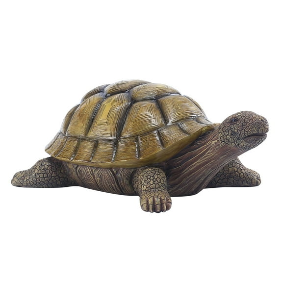 MERRYHAPY Gardening Decoration 1Pack Resin Tortoise Ornament Assorted Color for Outdoor Use 11.3X6.9X4.2in