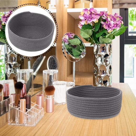 MERRYHAPY Cotton Rope Woven Storage Basket for Home Organization, and Stylish, 1 Piece