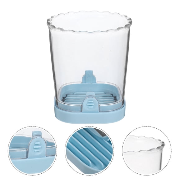 MERRYHAPY Multi Functional Blue Cup Slicer for Fruits and Vegetables Stainless Steel and Plastic Kitchen Tool