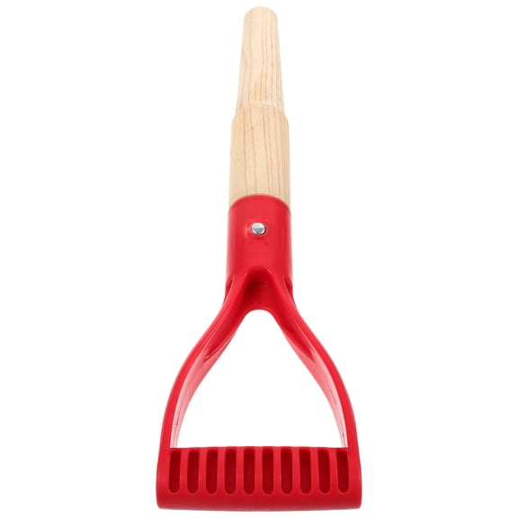 MERRYHAPY Replacement Garden Spade Handle Wooden and Plastic Red Simple Design