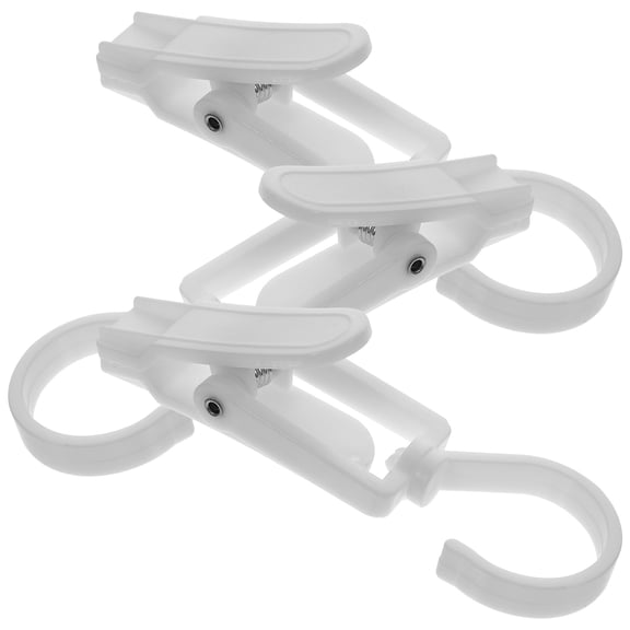 MERRYHAPY 3-Pack Hanging Laundry Clips with Plastic Clothes Hooks for Travel and Everyday Use