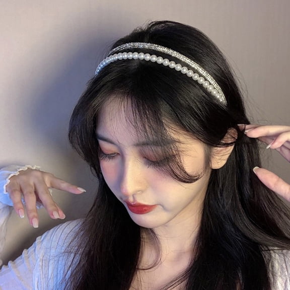 MERRYHAPY Rhinestone Headband for Women, Sparkling Hair Accessory for New Year and Special Occasions, 1 Piece