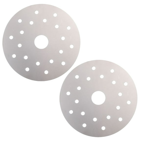MERRYHAPY 2-Pack 430 Stainless Steel Heat Conducting Plates for Induction Cookers, , and Compatible