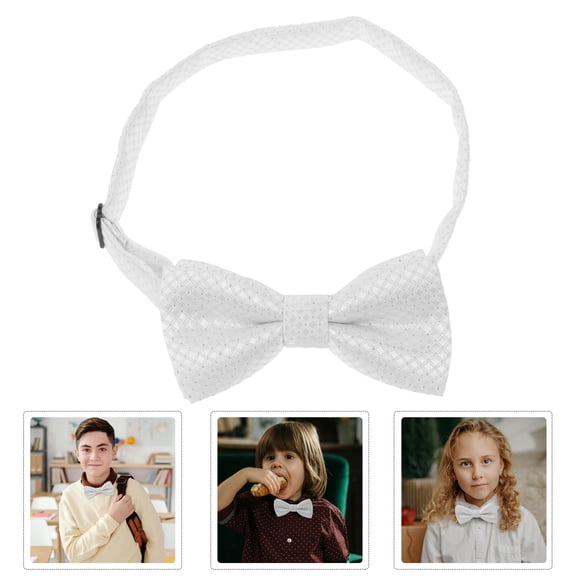 MERRYHAPY adjustable pre-tied bowtie Simple and Chic Design Polyester Adjustable 1Set for Graduation
