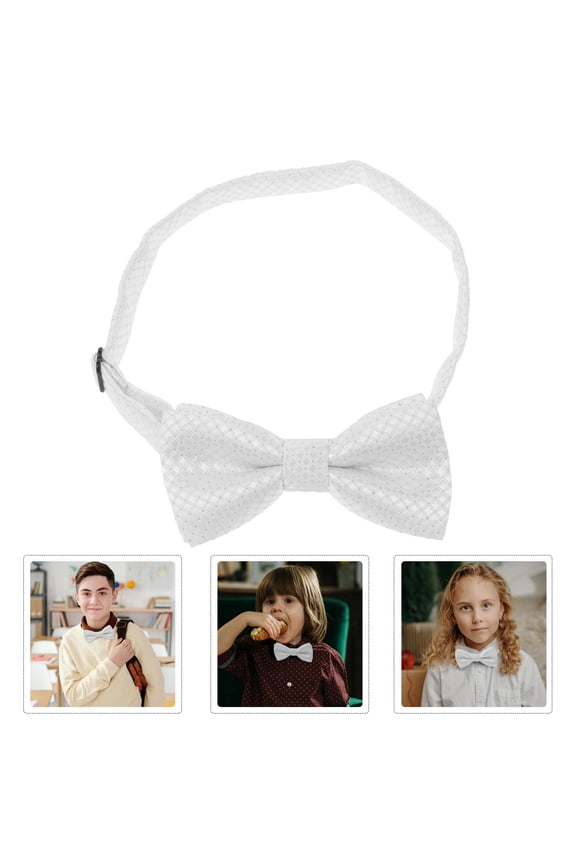 adjustable pre-tied bowtie Simple and Chic Design Polyester Adjustable 1Set for Graduation