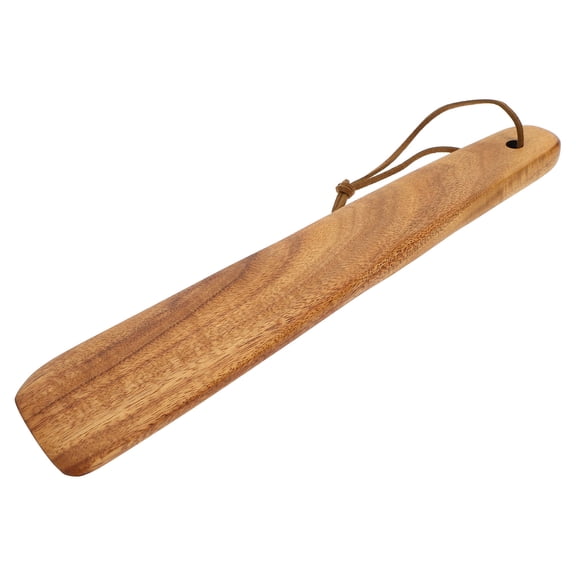 MERRYHAPY Kitchen Wooden Spatula Brown 1 Pc for Scraping Stirring Cooking Baking Utensil