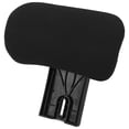 thumbnail image 1 of MERRYHAPY Ergonomic Headrest Chair Headrest Black Fabric Height Adjustable Computer Use 1Pcs Back to School, 1 of 8