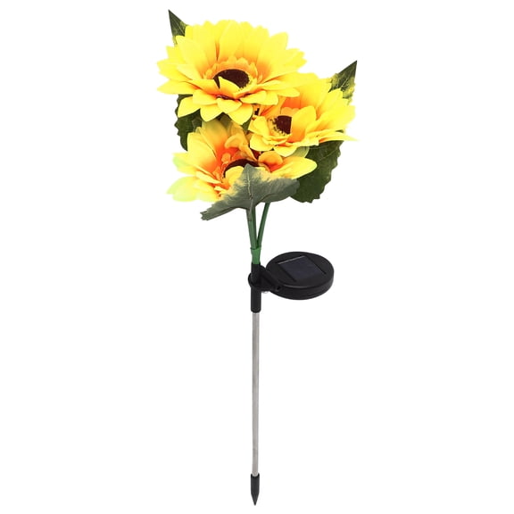 MERRYHAPY Assorted Color Sunflower Solar Lights for Outdoor Garden Lawn Solar Powered Decorative Lamp
