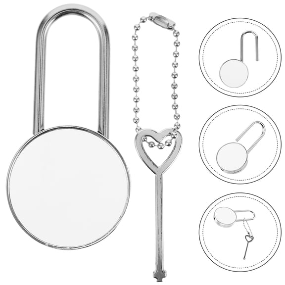 MERRYHAPY Small Metal Lock for Suitcase and Backpack Security, Travel Lock Set, 1 Piece