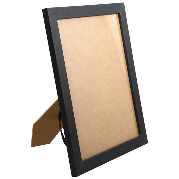 MERRYHAPY Modern Black Wood Desktop Photo Frame, Rectangular Design, and Stylish, 1 Set for Home or Office Decor