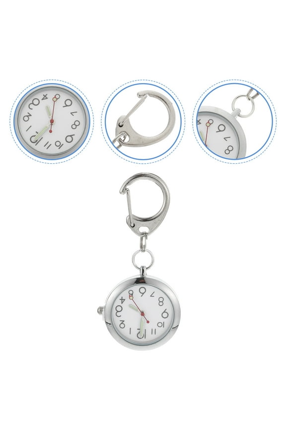 Pocket Watch 1Set with Glow in the Dark and Time Telling for Nurses and Students Daily Work