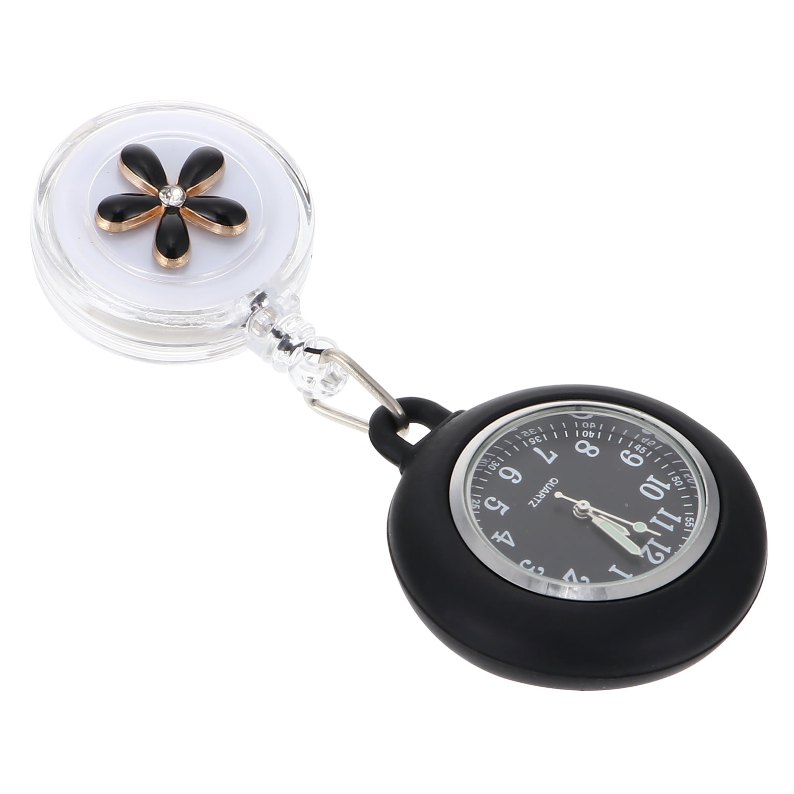 MERRYHAPY Pocket Watch With Nursing Nurse Watches Lapel Clip On