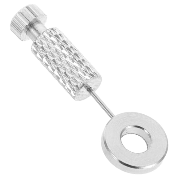 MERRYHAPY Positioning Pin For Dress Maker Stitching Fixing Needle Silver Alloy 1Pcs
