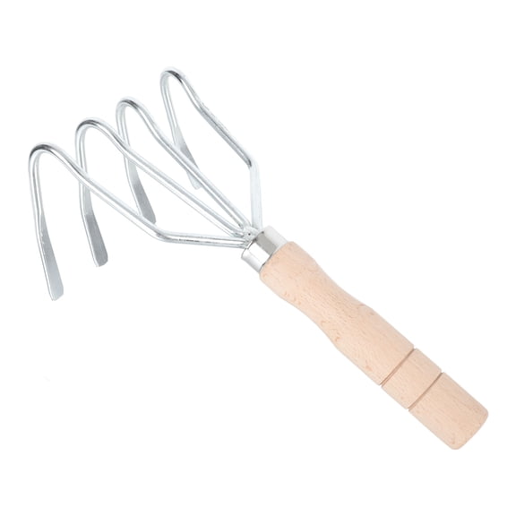 MERRYHAPY Premium Steel Garden Rake with Ergonomic Grip for Soil Loosening, Digging, and Yard Cleanup, Assorted Colors