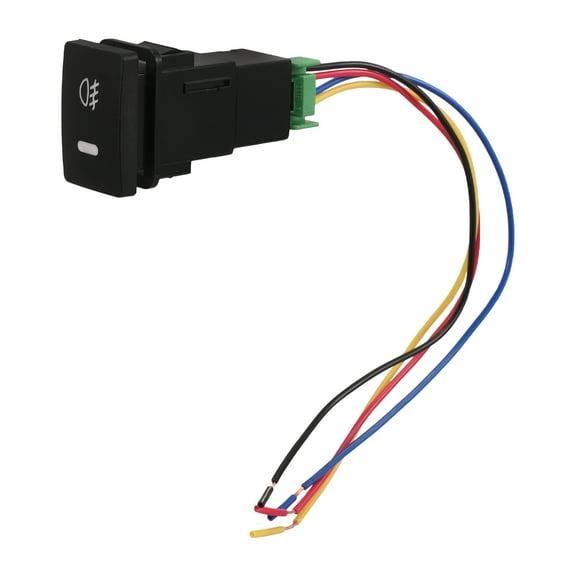 MERRYHAPY Push Button Fog Light Switch for Car, and Sleek Design, Easy Installation