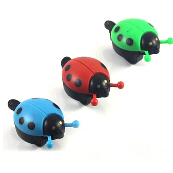 MERRYHAPY Ladybug Cartoon Bike Bell for Girls Kids, Handlebar Mountable Accessory for Cycling Safety