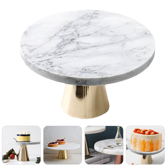 MERRYHAPY Round Cake Display Stand in Assorted Colors, 1 Pack Party Decoration for Birthdays and Celebrations