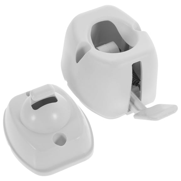 MERRYHAPY Rv Door Latch Holder for Doors 1Pack White PA6 Nylon Improve Safety and Security