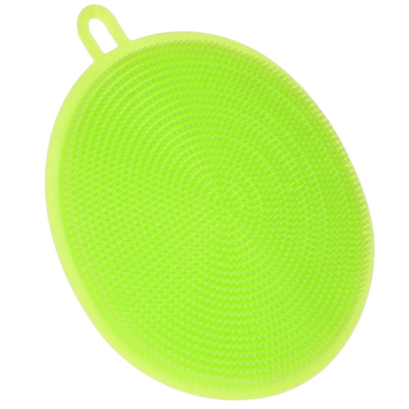 MERRYHAPY Silicone Dish Scrubber Brush, Non-Stick Round Kitchen ...