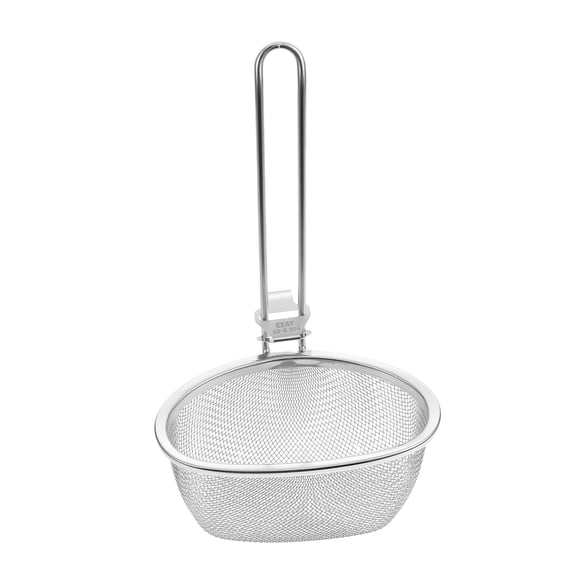 MERRYHAPY Stainless Steel Colander Strainer with Handle for Kitchen, Hot Pot, Meat, Noodles, and Vegetable Draining