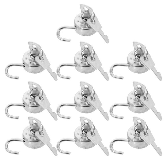 MERRYHAPY Cute Diary Lock Silver Zinc Alloy Iron for Home Security 1Set