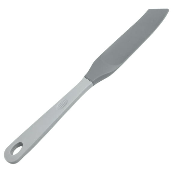 MERRYHAPY Wear Resistant Grey Silicone Butter Spreader with Ergonomic Handle for Baking and Kitchen Use