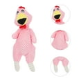 thumbnail image 1 of MERRYHAPY Plush Chicken Toy for Dogs, Squeaky Chick Pet Toy for Camping and Play, 1 Piece Chew Toy, 1 of 5