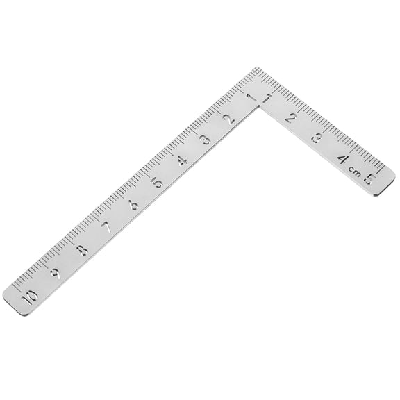 MERRYHAPY Stainless Steel Woodworking Ruler for Precision Measurements with Finish, Ideal for Carpentry and Crafting
