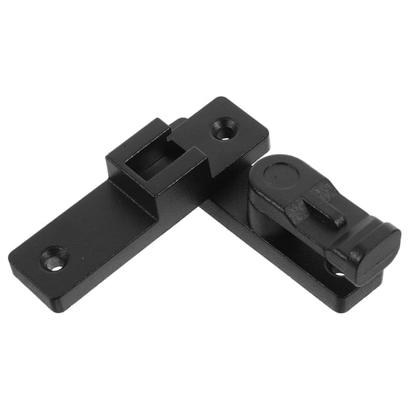 MERRYHAPY Heavy Duty Stainless Steel Door Latch Black Security Lock for Bedrooms Bathrooms and Home Use