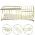 thumbnail image 1 of MERRYHAPY Golden Decorative Tissue Box with for Home, Office, Bathroom, and Living Room Use, 1 of 8