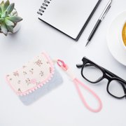 MERRYHAPY Sky-Blue Cotton Camera Organizer Pouch for Travel and Storage
