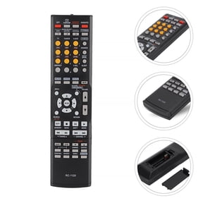 MERRYHAPY Universal Remote Control for AV Receiver, Black ABS Plastic, 1 Pack, Compatible with Various Audio and Video Devices
