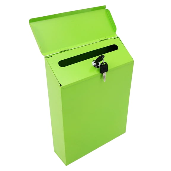 MERRYHAPY Vintage Wall Mount Mailbox 1Pack Light Green for Outdoor Use