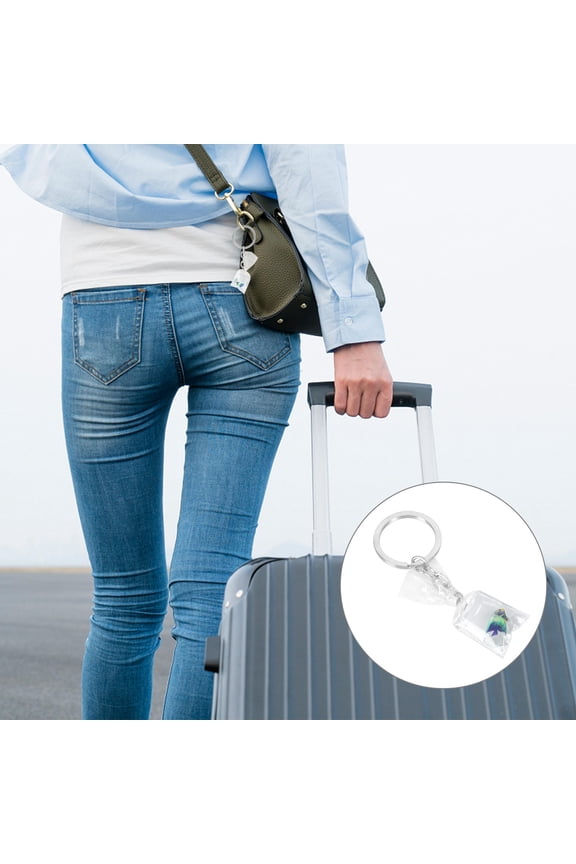 Tropical Fish Keychain Charm Key Chain Cute Kawaii Keychains for Women Girls Resin Purse Accessory