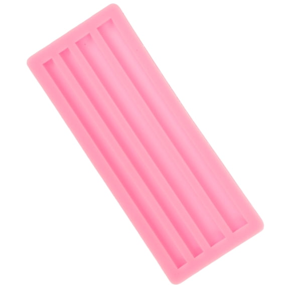 MERRYHAPY Half Round Silicone Candlestick Casting Mold 1 Piece for Candle Making and Craft Projects