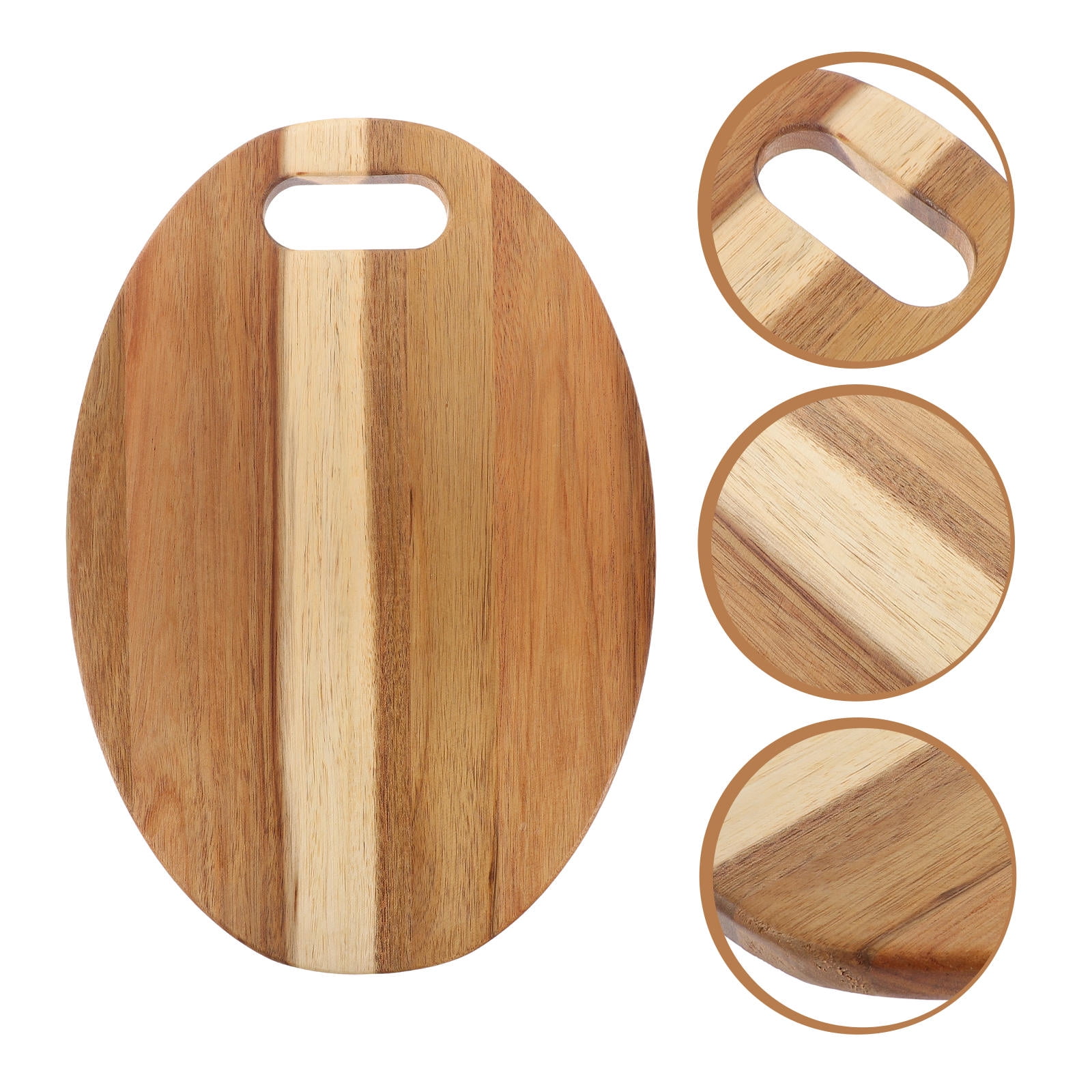 MERRYHAPY Acacia Wood Bread Cutting Board - Chopping Board for Kitchen, Outdoor Camping, and Home Use, 1 Piece
