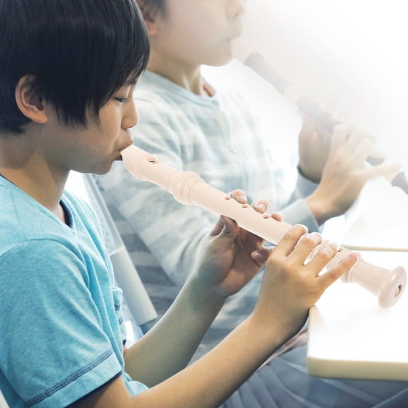 MERRYHAPY Beige 6-Hole Clarinet Beginner Wind Instrument Lightweight Practice Clarinet for Students