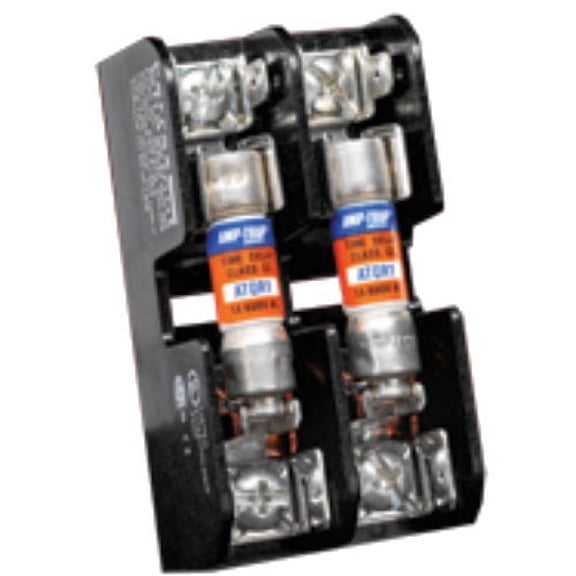 mersen 30313r amp-trap 2000 time-delay/class cc fuse screw connector with double quick connect, 3 pole